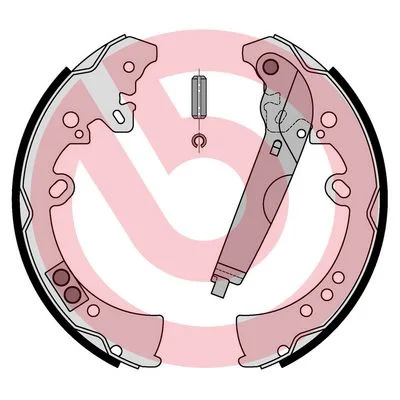 Sada brzdových čelistí BREMBO S83570