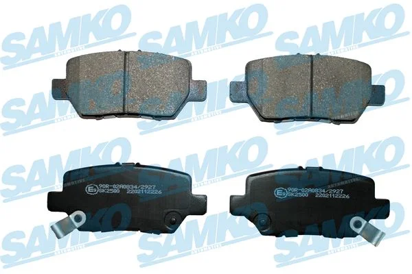 Sada brzdových destiček, kotoučová brzda SAMKO 5SP2226 Sada brzdových destiček, kotoučová brzda SAMKO 5SP2226