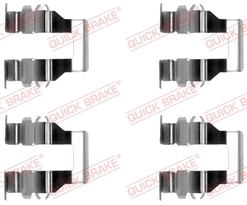 Sada prislusenstvi, oblozeni kotoucove brzdy QUICK BRAKE 109-1199