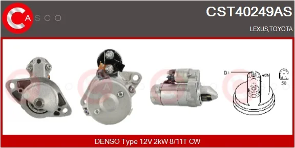 Startér CASCO CST40249AS Startér CASCO CST40249AS