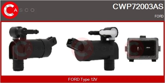 Vodní čerpadlo ostřikovače, čistění skel CASCO CWP72003AS Vodní čerpadlo ostřikovače, čistění skel CASCO CWP72003AS