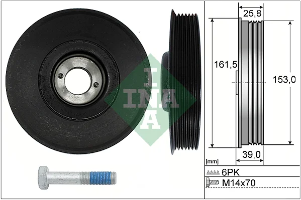 Sada remenice, klikova hridel Schaeffler INA 544003920