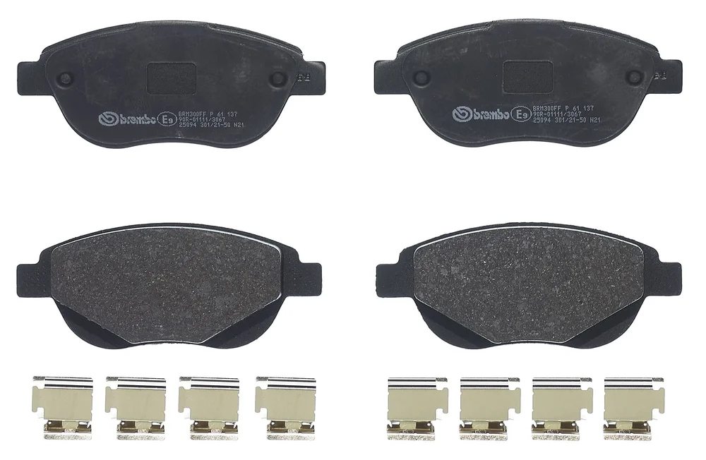 Sada brzdových destiček, kotoučová brzda BREMBO P61137