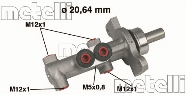 Hlavní brzdový válec METELLI 05-0422 – OE 4601.L7