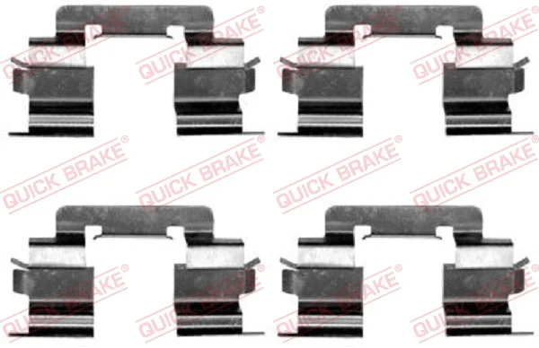 Sada prislusenstvi, oblozeni kotoucove brzdy QUICK BRAKE 109-1216