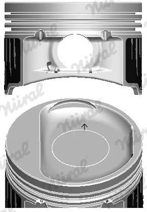 Píst NÜRAL 87-436806-00 – OE 71740642