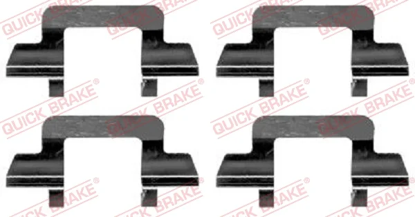 Sada prislusenstvi, oblozeni kotoucove brzdy QUICK BRAKE 109-1243 Sada prislusenstvi, oblozeni kotoucove brzdy QUICK BRAKE 109-1243