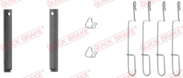 Sada prislusenstvi, oblozeni kotoucove brzdy QUICK BRAKE 109-1280 Sada prislusenstvi, oblozeni kotoucove brzdy QUICK BRAKE 109-1280