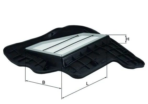 Vzduchový filtr MAHLE LX1685/5