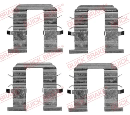 Sada prislusenstvi, oblozeni kotoucove brzdy QUICK BRAKE 109-1746 Sada prislusenstvi, oblozeni kotoucove brzdy QUICK BRAKE 109-1746