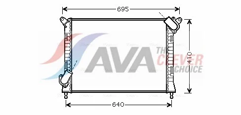 Chladič, chlazení motoru AVA Clever Choice BWA2307