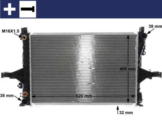Chladič, chlazení motoru MAHLE CR1547000S