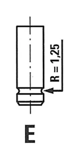 Sací ventil FRECCIA R4362/S – OE 91535017 Sací ventil FRECCIA R4362/S – OE 91535017
