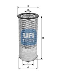 Vzduchový filtr UFI 27.618.00