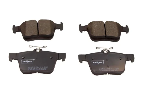 Sada brzdových destiček, kotoučová brzda MAXGEAR 19-3012