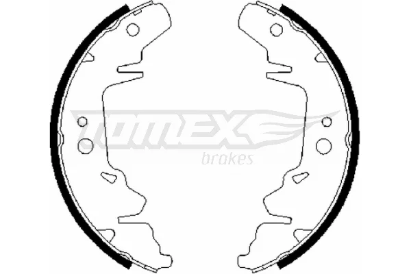 Sada brzdových čelistí Tomex Brakes TX21-64