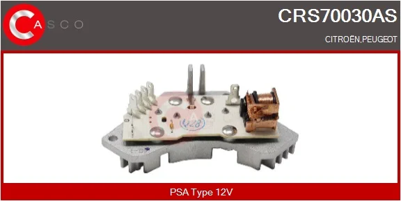 Odpor, vnitřní tlakový ventilátor CASCO CRS70030AS – OE 644178