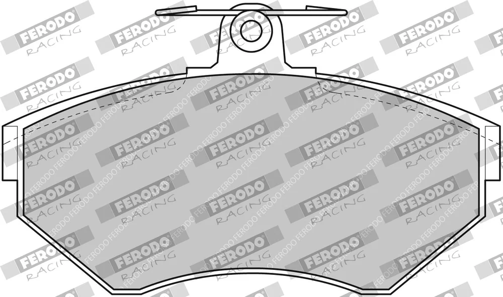 Sada brzdových destiček, kotoučová brzda FERODO RACING FDS1312
