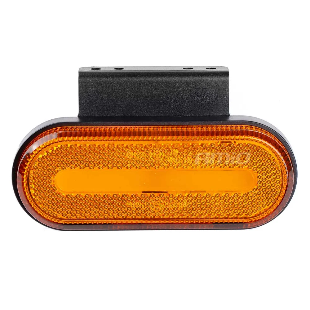 LED SVĚTELNÁ LAMPA OM-01-O OVÁLNÁ ORANŽOVÁ AMIO 02374