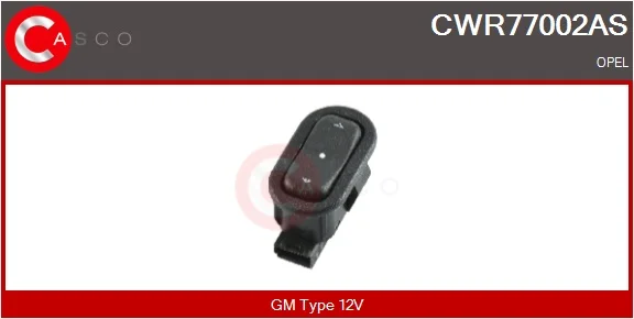 Spínač, zvedací zařízení oken CASCO CWR77002AS