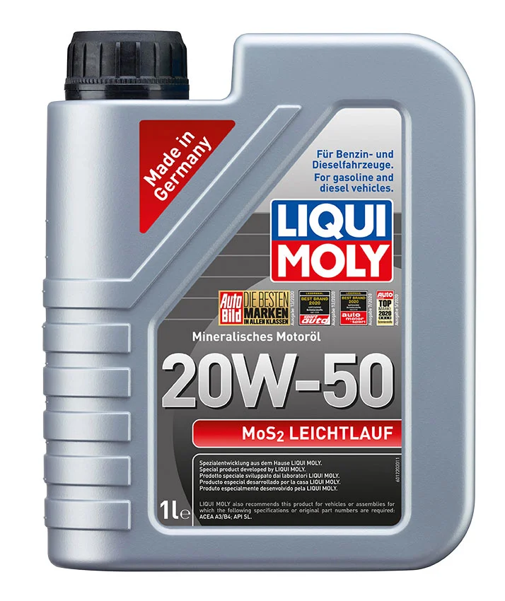 Motorový olej mos2 leichtlauf 20w-50 LIQUI MOLY 1220 Motorový olej mos2 leichtlauf 20w-50 LIQUI MOLY 1220