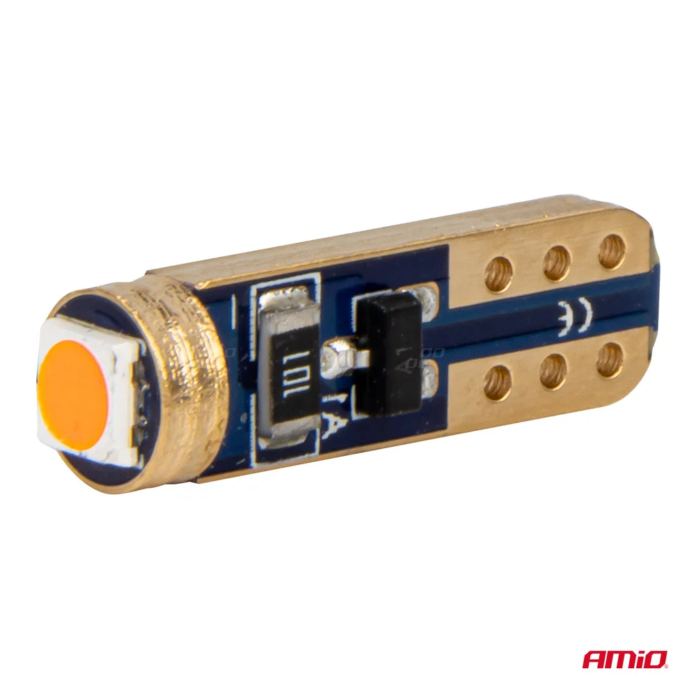 LED BUBLS STANDARD Red T5 12V 3030 1LED HP AMIO-03727 - Obrázek 3