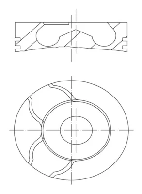 Píst MAHLE 0101500