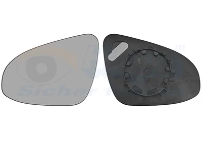 Sklo do zrcátka, vnější zrcátko VAN WEZEL 5437831