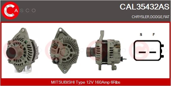 generátor CASCO CAL35432AS