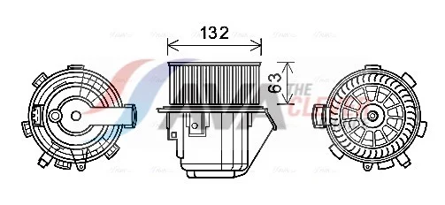 Elektromotor, vnitřní ventilátor AVA Clever Choice CN8298 Elektromotor, vnitřní ventilátor AVA Clever Choice CN8298