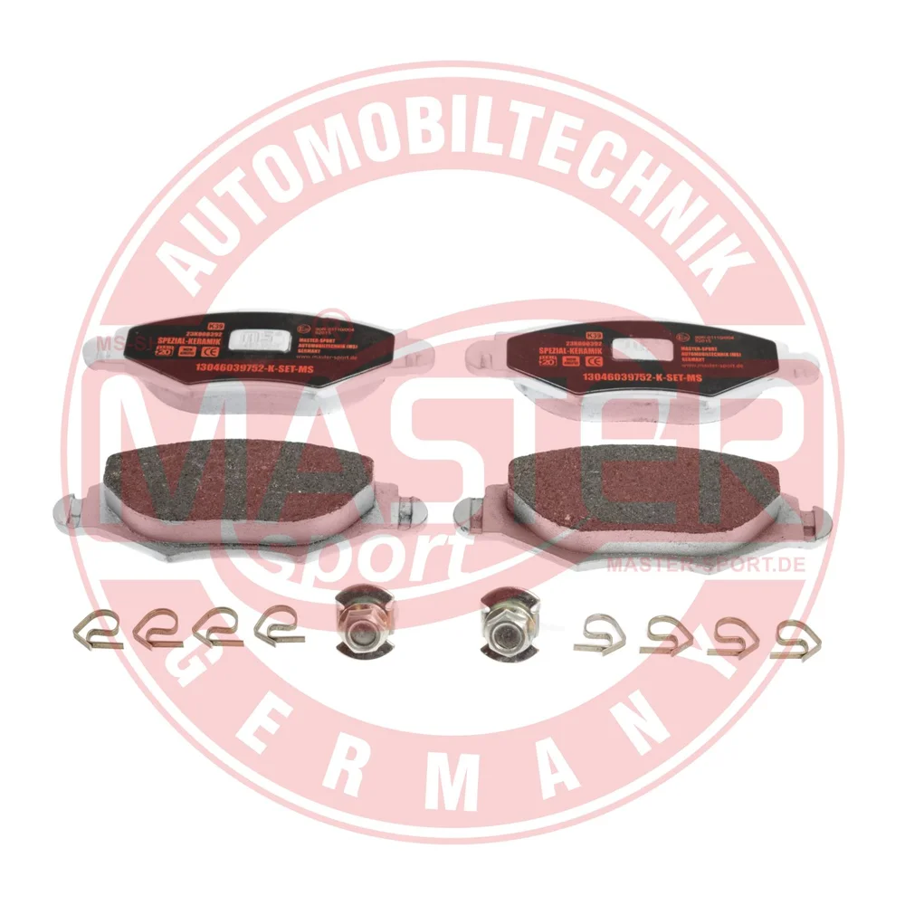Brzdové platničky-sada CERAMIC MASTER-SPORT GERMANY 13046039752K-SET-MS