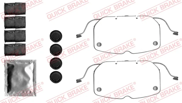 Sada prislusenstvi, oblozeni kotoucove brzdy QUICK BRAKE 109-1792 Sada prislusenstvi, oblozeni kotoucove brzdy QUICK BRAKE 109-1792