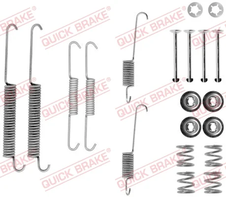 Sada příslušenství, brzdové čelisti QUICK BRAKE 105-0754 Sada příslušenství, brzdové čelisti QUICK BRAKE 105-0754