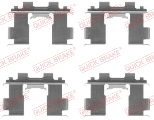 Sada prislusenstvi, oblozeni kotoucove brzdy QUICK BRAKE 109-1205 Sada prislusenstvi, oblozeni kotoucove brzdy QUICK BRAKE 109-1205