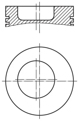 Píst MAHLE 0437800