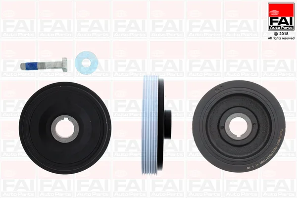 Sada řemenice, kliková hřídel FAI AutoParts FVD1038K Sada řemenice, kliková hřídel FAI AutoParts FVD1038K