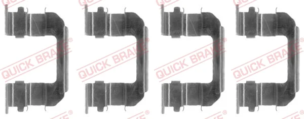 Sada prislusenstvi, oblozeni kotoucove brzdy QUICK BRAKE 109-1287 Sada prislusenstvi, oblozeni kotoucove brzdy QUICK BRAKE 109-1287