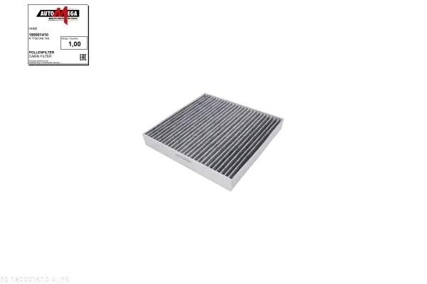Filtr, vzduch v interiéru AUTOMEGA 180001410 – OE 7701048749