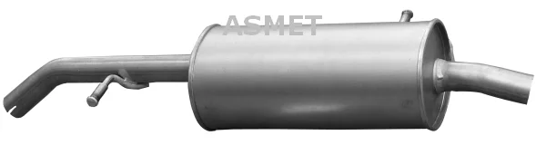 Zadni tlumic vyfuku ASMET 09.071 Zadni tlumic vyfuku ASMET 09.071
