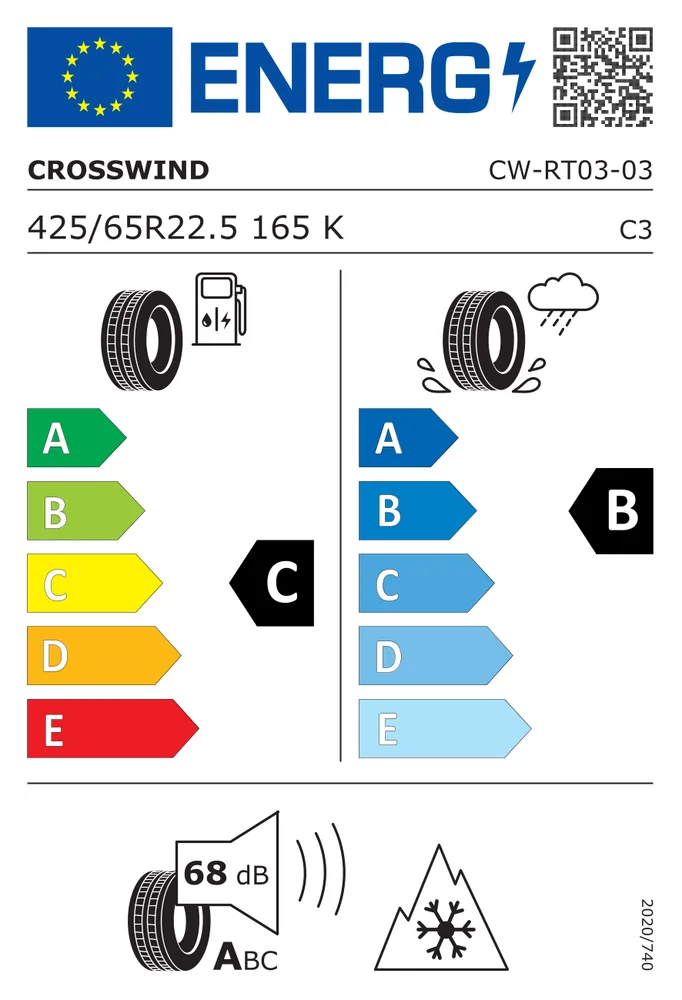 425/65R22.5 CCW CWRT03 CROSSWIND 425/65R22.5CCWCWRT03 425/65R22.5 CCW CWRT03 CROSSWIND 425/65R22.5CCWCWRT03