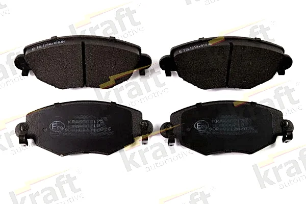 Sada brzdových destiček, kotoučová brzda KRAFT AUTOMOTIVE 6002175