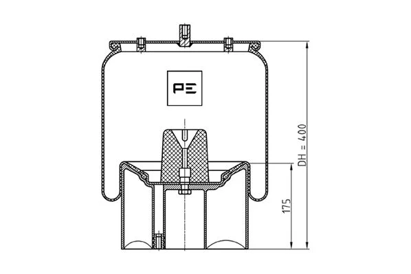 Mech, pneumaticke odpruzeni PE Automotive 084.268-71A Mech, pneumaticke odpruzeni PE Automotive 084.268-71A