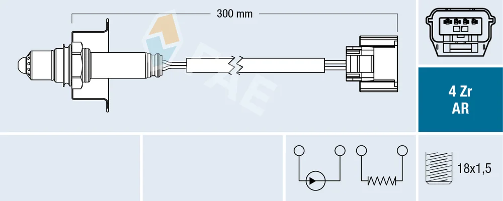Lambda sonda FAE 75642