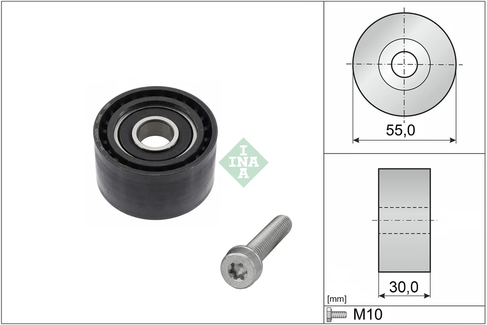 Vratná/vodicí kladka, ozubený řemen Schaeffler INA 532087410 Vratná/vodicí kladka, ozubený řemen Schaeffler INA 532087410
