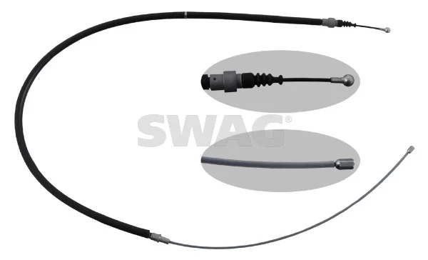 Tažné lanko, parkovací brzda SWAG 30949624