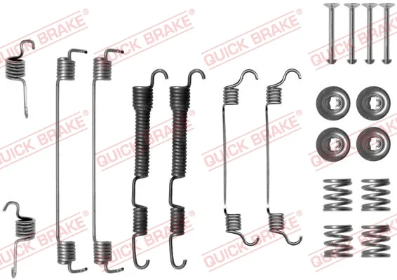 Sada příslušenství, brzdové čelisti QUICK BRAKE 105-0786 Sada příslušenství, brzdové čelisti QUICK BRAKE 105-0786
