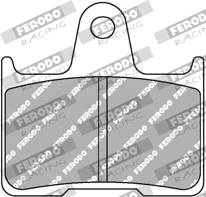 Sada brzdových destiček, kotoučová brzda FERODO RACING FDB2111P