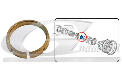 Stavitelný kroužek, diferenciál 3RG 23738 – OE 02M409374A