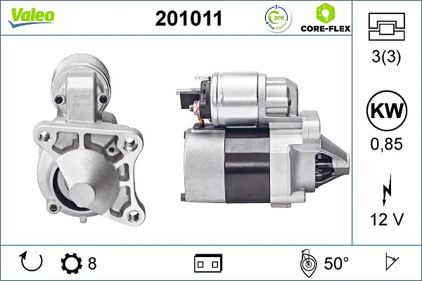 Startér VALEO 201011