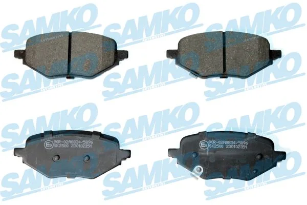Sada brzdových destiček, kotoučová brzda SAMKO 5SP2351